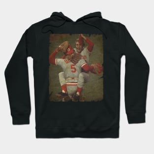 Will McEnaney and Johnny Bench - 1975 WS Hoodie